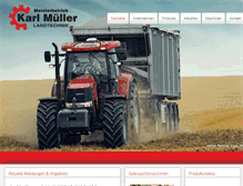 Tablet Screenshot of karlmueller-landtechnik.de